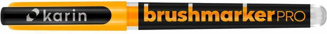 Karin Brushmarker PRO Neon Orange 6120 Brush Marker mit Nylonspitze - Bild 1