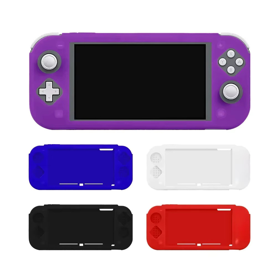 Rutschfeste Silikonhülle für Nintendo Switch Lite aus weichem TPU-Gummi in einfarbigem Design - Bild 5