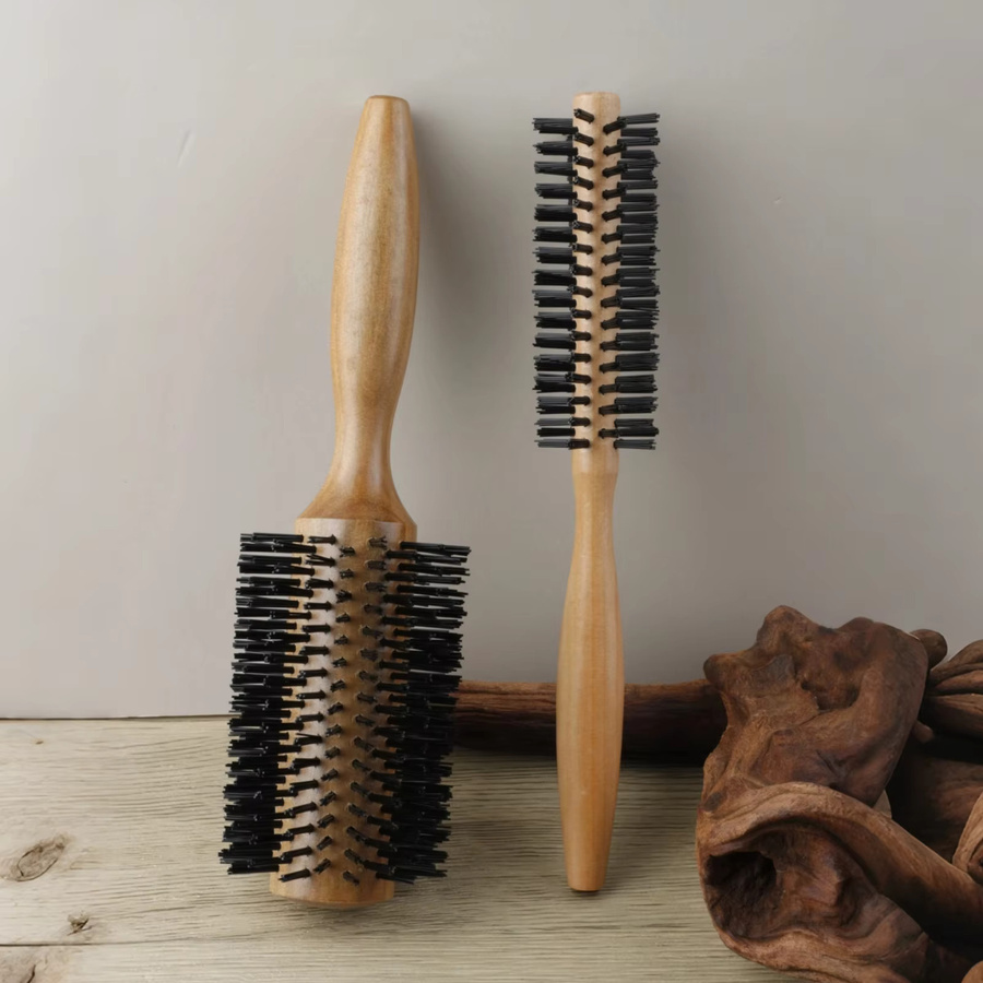 CestoMen Rundbürste aus Holz, Nylon-Borsten, 3 Größen - Bild 5