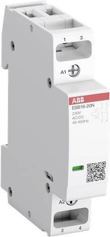 ABB ESB16-20N-06 Installationsschütz mit 2 Schließern in Weiß, 220 V / 250 V - Bild 1