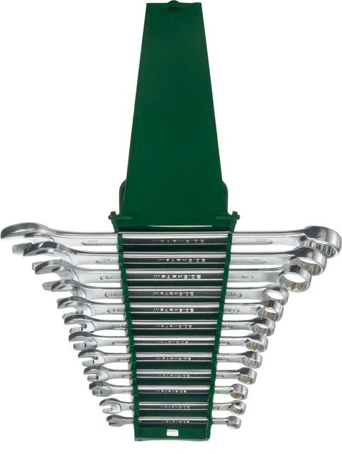 Parkside Rohrsteckschlüssel-Set und Ringmaulschlüssel-Satz aus Stahl, 10-teilig, Silber - Bild 1