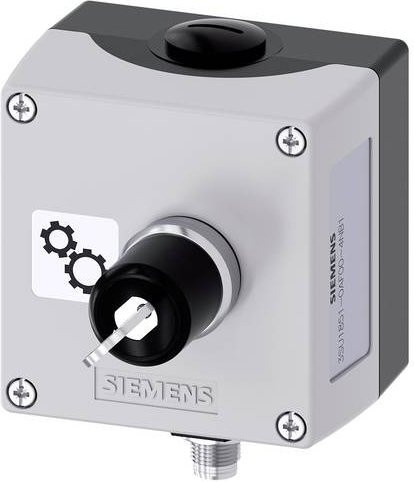 Siemens Gehäuse für Befehlsgeräte aus Metall in Grau und Silber - Bild 1