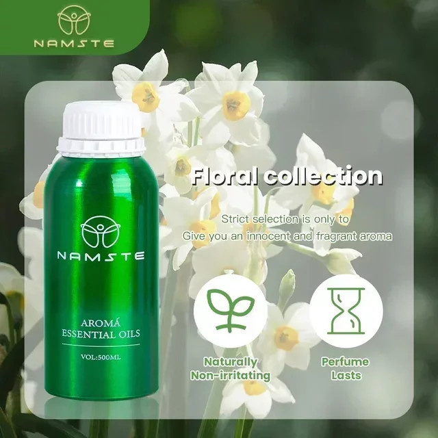 Le Parfum Fasina Aroma Diffusor mit Blumenaroma in Grün, 500 ml - Bild 1