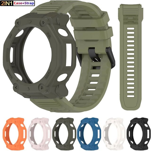 Amazfit T-Rex 3 Pro Uhrenarmband, TPU, Schwarz - Bild 1
