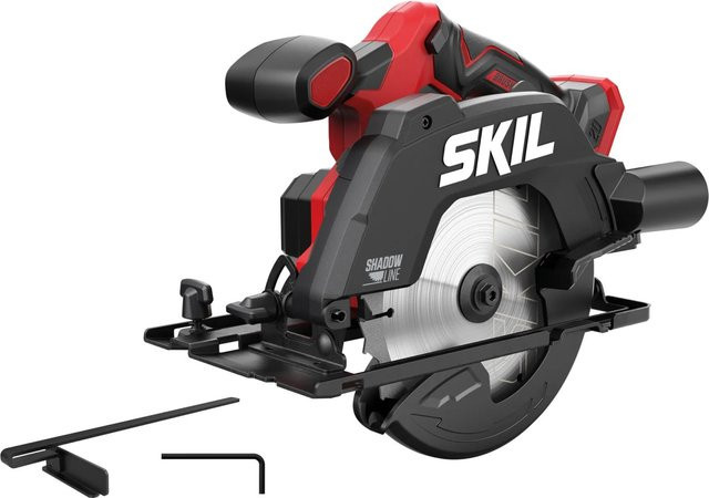 Skil Akku-Handkreissäge 3551CA Bürstenlos in Rot, 20 V, mit 57 mm Schnitttiefe - Bild 1