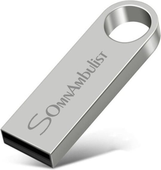 SomnAmbulist USB-Flash-Laufwerk High Speed USB 2.0 in Silber - Bild 1