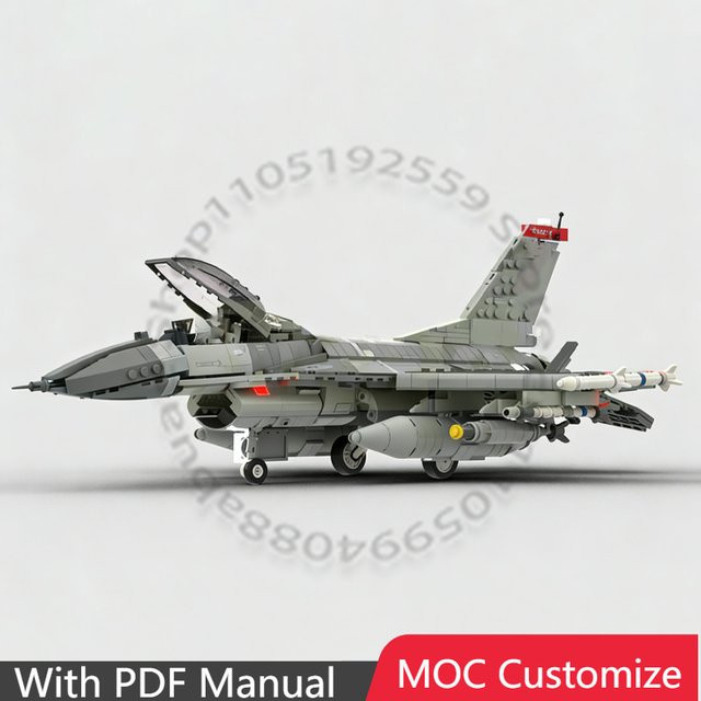 F-16C Fighting Falcon, Bausatz, 1005 Teile - Bild 1