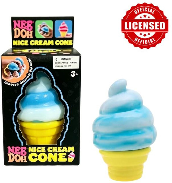 Schylling Eiscreme & Nice Cube, Weiches Quetsch Sensorisches Fidget Spielzeug - Bild 1