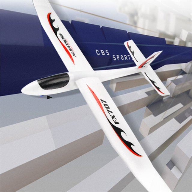 ABZJ FX707S Handstart-Gleiter aus Schaumstoff als DIY Flugzeugmodell für Kinder in Weiß - Bild 1