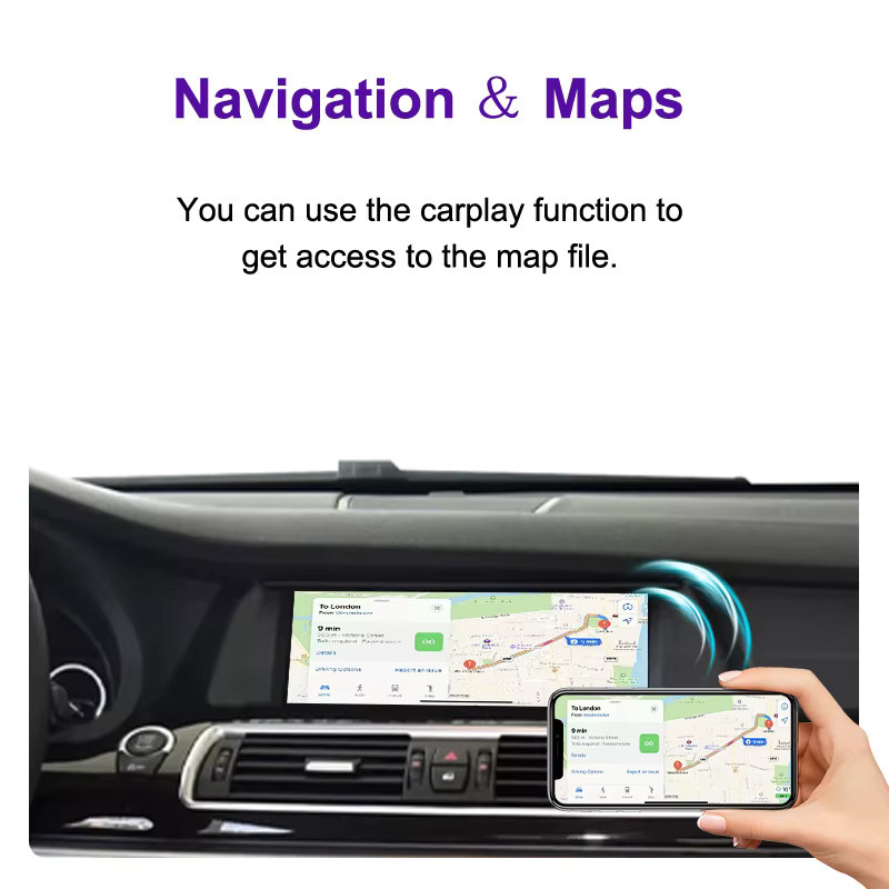 AUTOTOP Carplay Multimedia-System mit 10,25 Zoll Linux-Touchscreen für BMW 5er F07 CIC/NBT 2010-2017 inklusive Android Auto, Bluetooth und Airplay in Schwarz - Bild 6