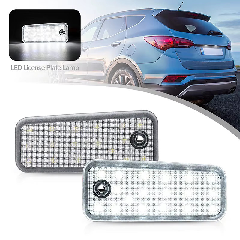 Dreamburgh 2er-Set LED Kennzeichenleuchten für Hyundai Santa Fe DM und Grand Santa Fe NC (2013-2018) mit 18 LEDs - Bild 2