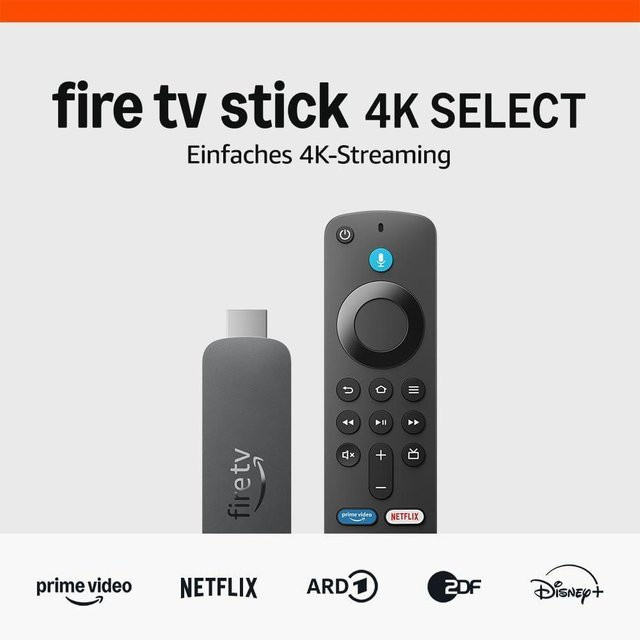 Amazon Fire TV Stick 4K Select Streaming-Player 2er-Set in Schwarz mit Wi-Fi und Alexa - Bild 1