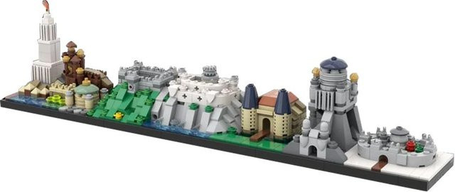 Gobricks Game of Thrones Westeros Skyline, Bausteine, ab 14 Jahre - Bild 1