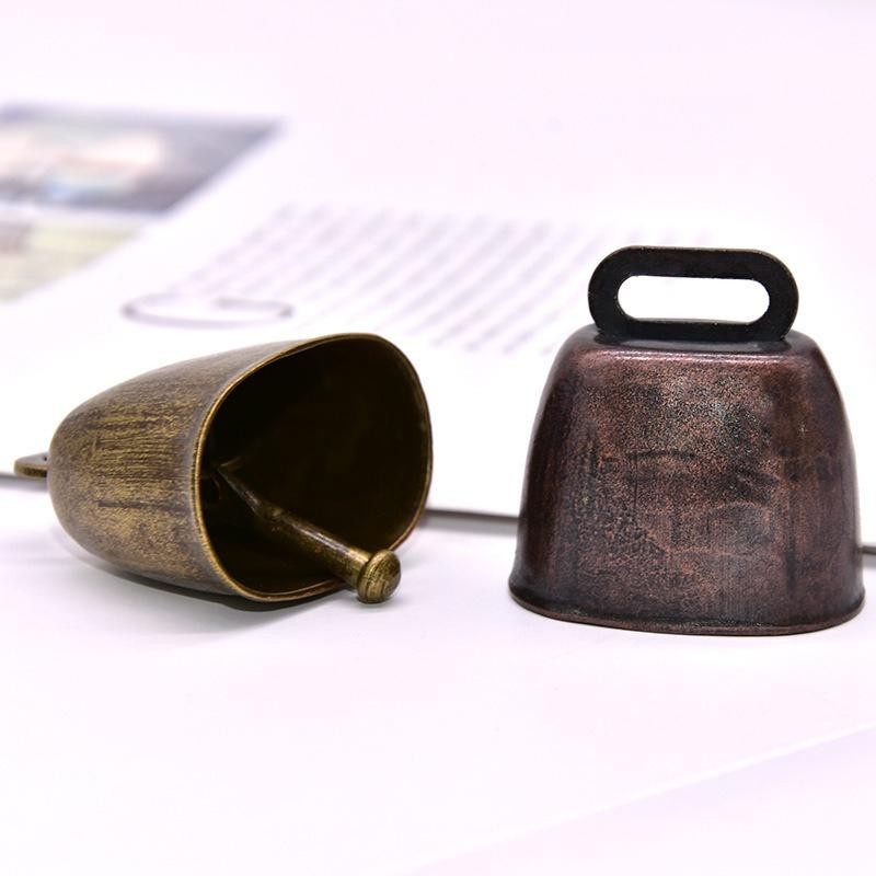 YJSTY Retro Metallglocke als DIY Windspiel Anhänger für Haustiere in Bronze aus Eisen - Bild 3
