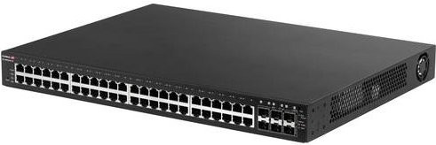 EDIMAX GS-5654PLX V2 Netzwerk-Switch mit 54 Ports, 10/100/1000 Mbit/s und PoE-Funktion in Schwarz - Bild 1