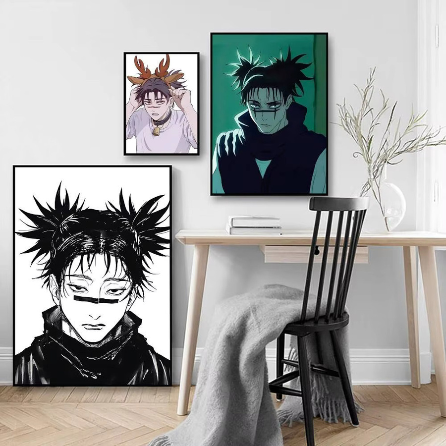Selbstklebender wasserfester Poster Aufkleber Choso Jujutsu Kaisen Wanddeko Mehrfarbig - Bild 3
