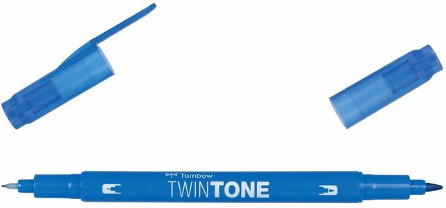 Tombow TwinTone Fasermaler in Blue - Bild 1