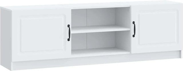 vidaXL TV-Schrank in Weiß im Vintage-Look aus Holzwerkstoff, B/T/H: 150 x 47 x 31 cm - Bild 1