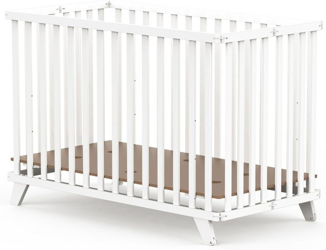 Geuther Kinderklappbett Mayla aus Massivholz, Weiß, B/T/H: 120 x 60 x 78 cm - Bild 1