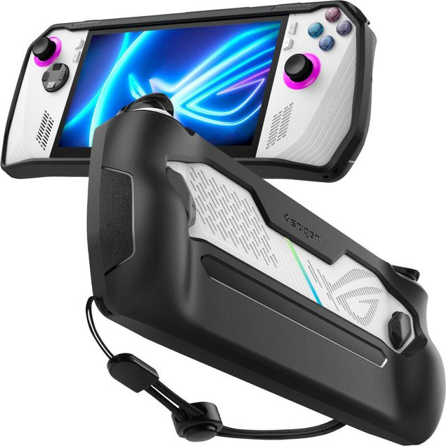 Spigen Rugged Armor Schutzhülle für Asus ROG Ally (2023) RC71L in Schwarz - Bild 1