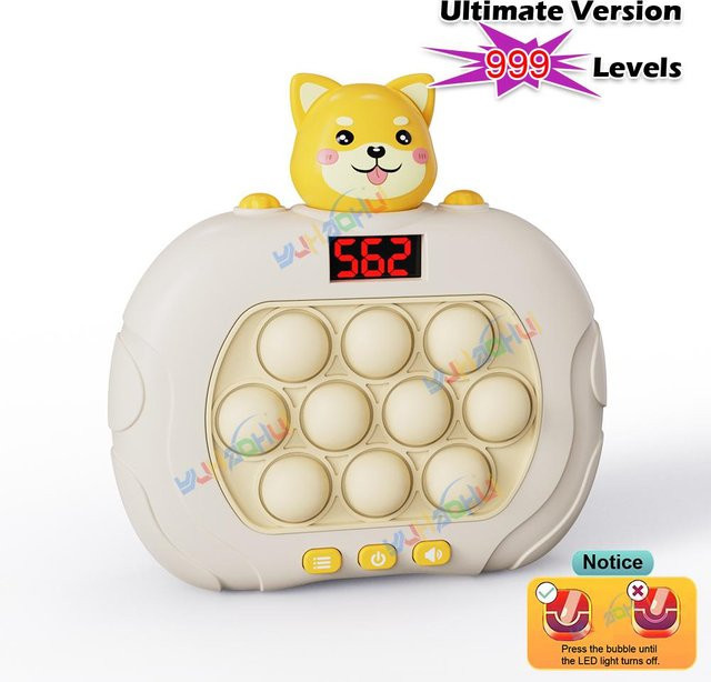 Binchi Keji Travel, Elektronisches Pop-Quick-Push-Spielkonsolenspielzeug, mit LED-Anzeigebildschirm - Bild 1