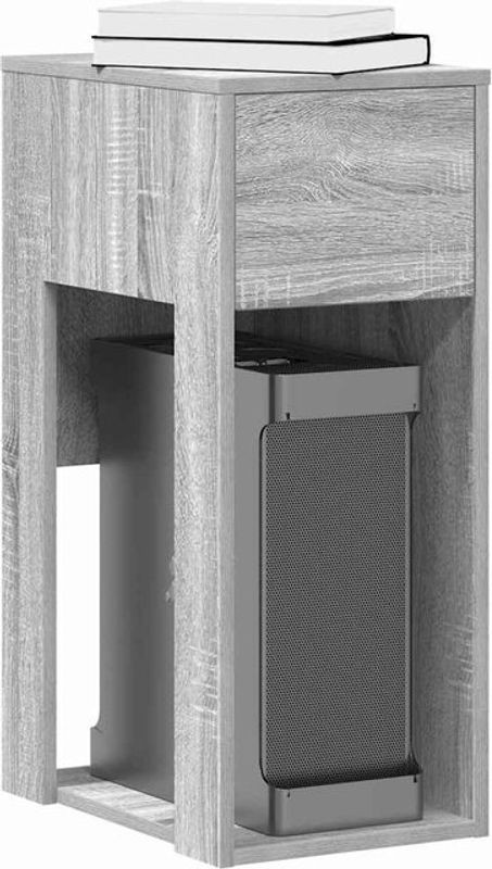 Vidaxl Computerschrank mit Schublade in Grau Sonoma, B: 30 cm, T: 44 cm, H: 74 cm - Bild 1