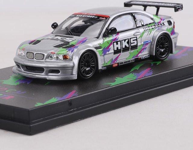 Dcm E46 M3 Gtr Gulf/Hks/Advan, Auto Modell, 1:64, Druckguss, ab 14 Jahren - Bild 1