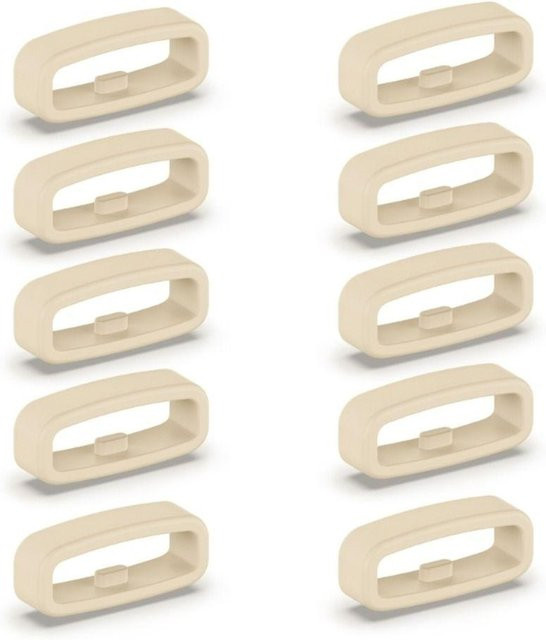 Yayun Uhrenarmband Halter Silikon, 20mm, beige, Unisex - Bild 1
