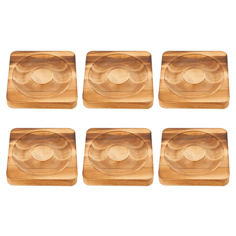 GoolRC 6er Set Schmuckausstellungsplatte aus Holz in rechteckiger Form für Armbänder und Perlen - Bild 4