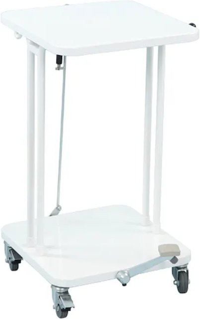 PROREGAL Abfallsackständer mit Deckel und Fußpedal, 40 Liter, Weiß, H x B x T: 60 x 37 x 43 cm - Bild 1