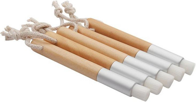 eelhoe Wimpernreinigungsbürste mit Bambusstiel, 4 Stück - Bild 1