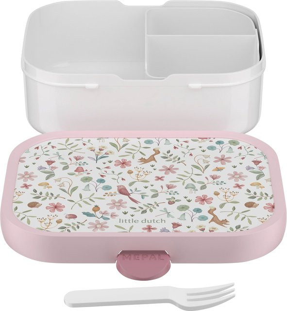 Mepal X Little Dutch Campus Brotdose mit Trennfächern in Pink Multicolour - Bild 1