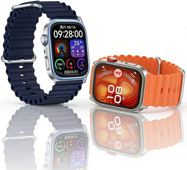 VATMENS Uhrenarmband Silikon, blue, Herren, für Huawei Watch Fit 4 Pro, Watch Fit 4, Watch Fit 3 - Bild 1