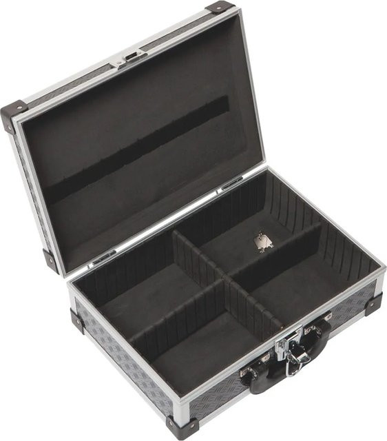 LUX-TOOLS Universalkoffer AKG 120 Schwarz mit Einsätzen aus Aluminium und Kunststoff - Bild 1