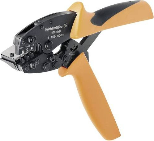 Weidmüller Crimpzange FoderBcrimp HTF HYB 1119580000 in Orange für 0,08 bis 1 mm² - Bild 1