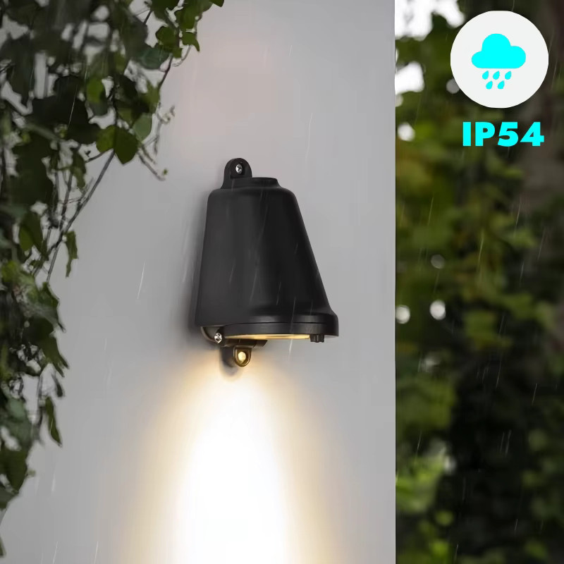 Khelse Retro Industrie LED Außenwandleuchte Vintage Wasserdicht Nature White 4000K - Bild 2