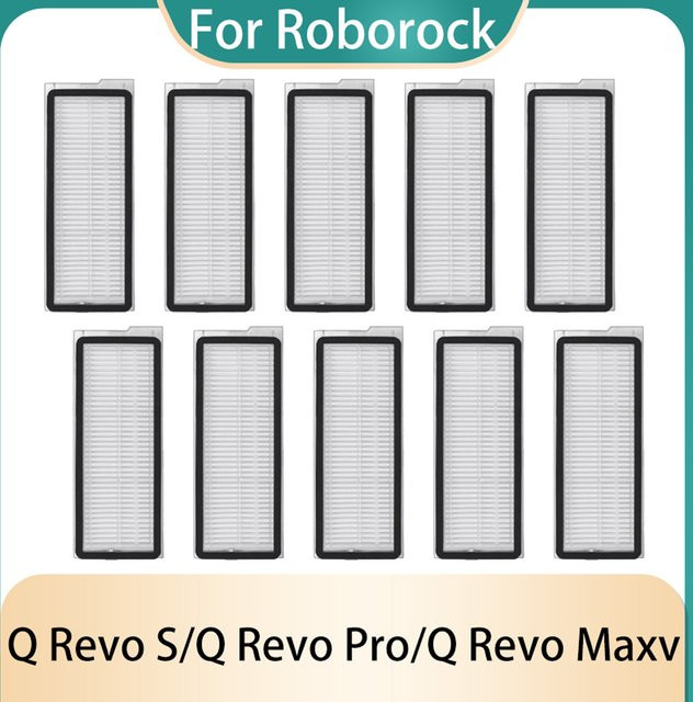Roborock HEPA-Filter in Weiß für Q Revo Pro, Q Revo S, Q Revo Maxv und Q Revo Plus Roboterstaubsauger Ersatzfilter - Bild 1