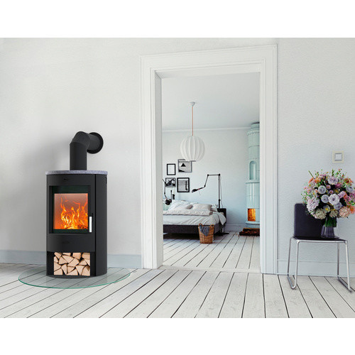 Fireplace Kaminofen Zaria Speckstein Schwarz 6,6 kW - Bild 3