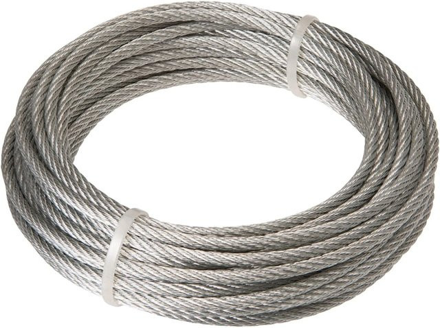 Conacord Drahtseil aus Edelstahl 6 x 7-FC in Silber, Durchmesser: 4 mm, Länge: 10 m - Bild 1