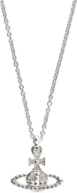 Vivienne Westwood Halskette, Messing, Silber, Kristall, Damen - Bild 1