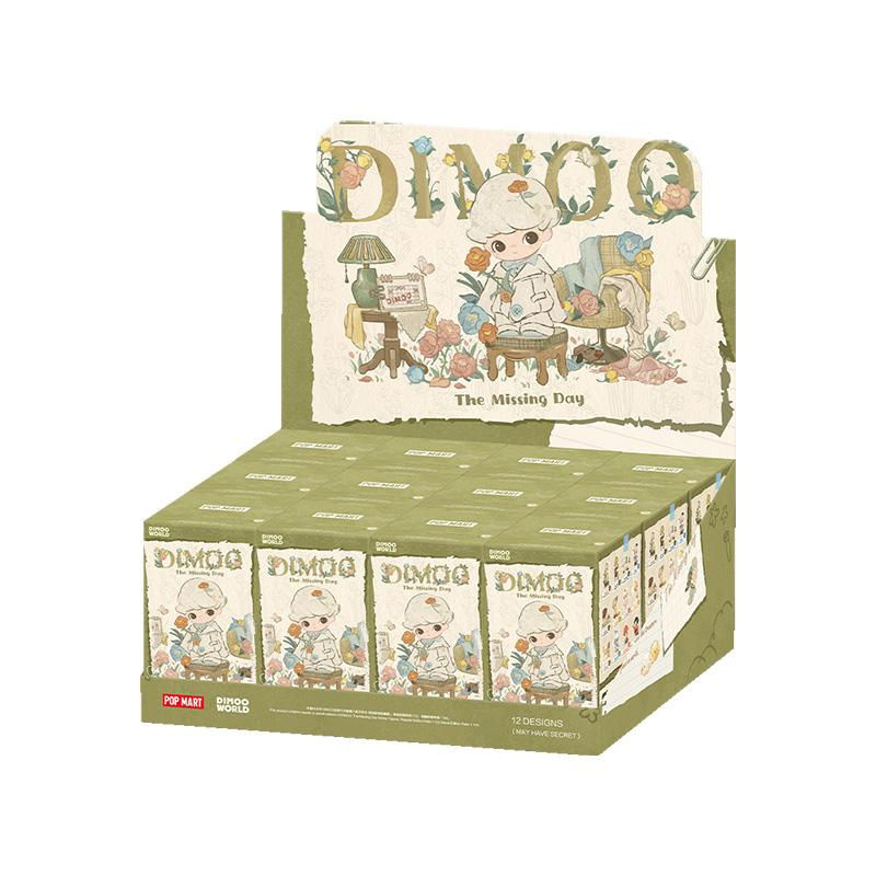POP MART DIMOO The Missing Day Series Blind Box Figuren Set aus Kunststoff, mehrfarbig, 12-teiliges Set - Bild 4