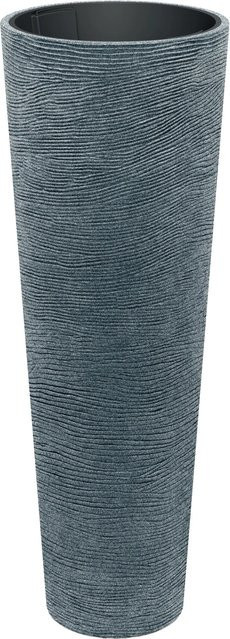Prosperplast Blumentopf Tubra Schlank Hoch Schwarz Granit Durchmesser: 48 cm, Höhe: 135 cm - Bild 1