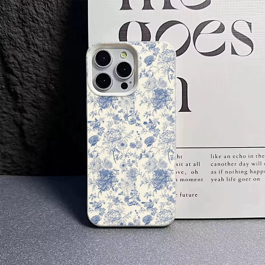 Samsung Handyhülle aus Lichee-Leder mit Vintage Blumenmuster, stoßfeste Schutzhülle für S26 S25 S24 S23 S22 S21 S20 S10 Plus Ultra 4G 5G - Bild 2