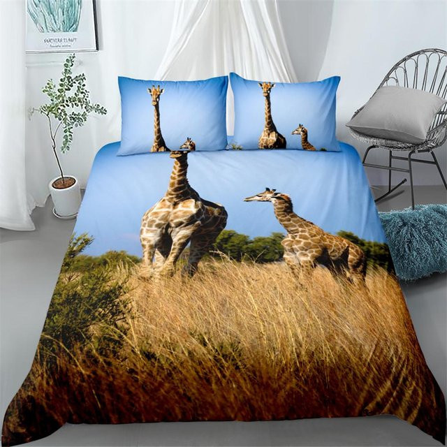 Bettwäsche Set Hai 3D Design von Binchi Outdoor Product in Blau, bestehend aus Bettbezug und Kissenbezug, B/H: 135 x 200 cm - Bild 1