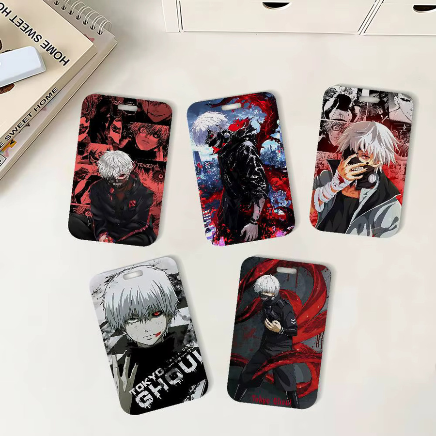 Anime K-Kaneki Ken Ausweishalter mit Umhängeband in Multicolour für Büro und Schule - Bild 2