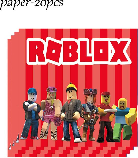 TableJoy Roblox Thema Mitgebselbeutel für Kinder Geburtstagsfeier und Babyparty, Mehrfarbig - Bild 1