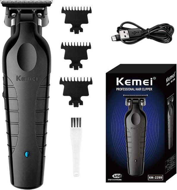 Kemei Haarschneidemaschine, Schwarz, Unisex - Bild 1
