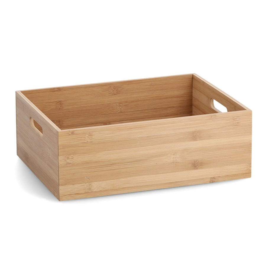 Zeller Aufbewahrungskiste aus Bambus in Natur/Braun, B/T/H: 40 x 30 x 14 cm - Bild 2