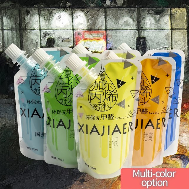 Xiajiaer Acrylfarbe Set für Kunstmalerei und DIY-Projekte, 27 Farben, 100 ml pro Stück - Bild 1