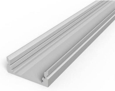 Brumberg LED-Profil Aluminium eloxiert in Silber/Grau mit Opal Abdeckung - Bild 1